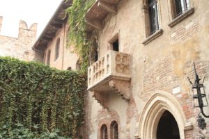Juliets balkon in Verona