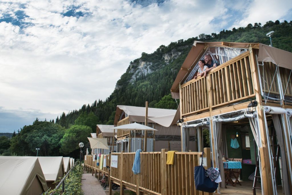 Airlodges van camping La Rocca