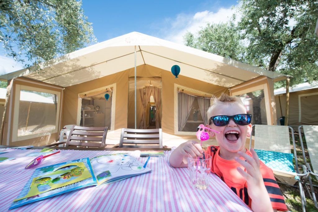 Glamptent van camping Lido